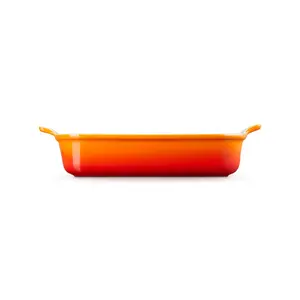 Le Creuset Stoneware Heritage Rectangular Dish Volcanic / 19cm