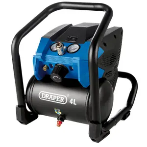 Draper D20 20V Compressor, 4L (Sold Bare) 08093