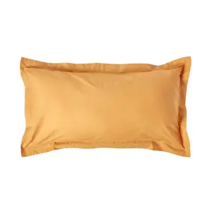 Homescapes Mustard Yellow Egyptian Cotton Oxford Pillowcase 200 TC, King Size