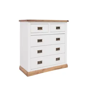 Tropea 5 Drawer Chest of Drawers Bras Drop Handle