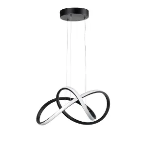 Luminosa Dafne Swirl Integrated LED Pendant Ceiling Light, 4000K