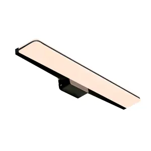 Nordlux Tinia 60 Bathroom Shower Room Wall Light in Black 60cm Width