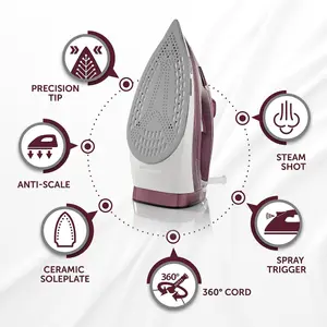 Breville SuperSteam Red Steam Iron