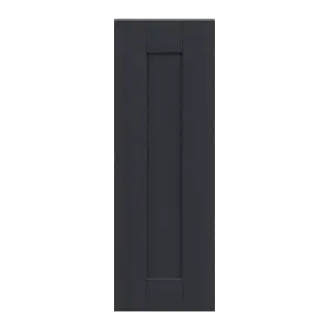 Alpinia Matt midnight navy wood effect Shaker Highline Cabinet door (W)250mm (H)715mm (T)18mm