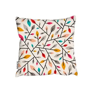 autumn leaves and twigs (Outdoor Cushion) / 60cm x 60cm