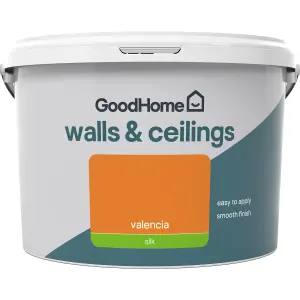 GoodHome Walls & ceilings Valencia Silk Emulsion paint, 2.5L