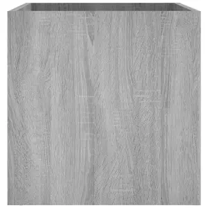 Berkfield Planter Box Grey Sonoma 40x40x40 cm Engineered Wood