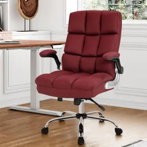 Costway Executive Office Chair Ergonomic Padded High Back Swivel Computer Desk Chairs