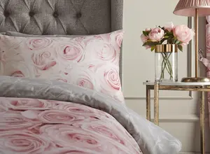 Bellerose Floral King Duvet Cover Set - Pink