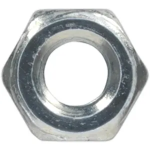 100 Pack Steel Hex Nuts M4 0.7mm Pitch Manufactured to DIN 934 Standards