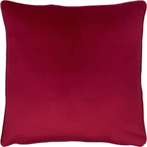 Evans Lichfield Opulence Velvet Piped Feather Filled Cushion