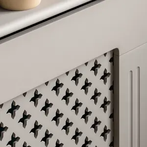 Vida Designs Oxford Medium Grey Radiator Cover