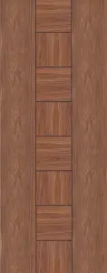 Internal Walnut Pre-finished Messina Door  - 1981 x 838 x 35mm (33")