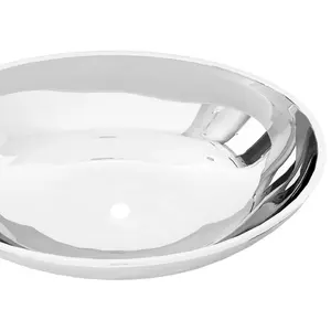 Wash Basin 40x33x13.5 cm Ceramic Silver