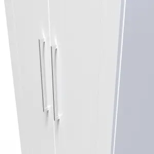 Ripon 2 Door Wardrobe in White Ash (Ready Assembled)