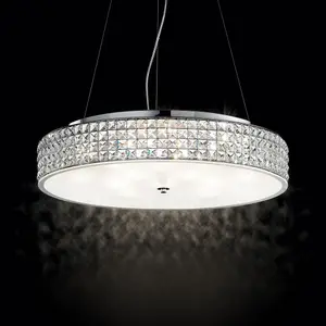 Luminosa Roma  12 Light  Large Ceiling Pendant Chrome, G9