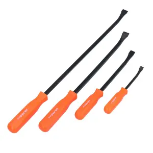 4pc Pry Bar Wrecking Crow Crowbar Remover Removal Tools 200mm - 600mm