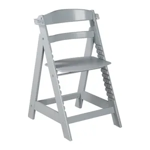 Sit Up High Chair Grey