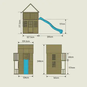 TP Skye Wooden Playhouse - FSC certified