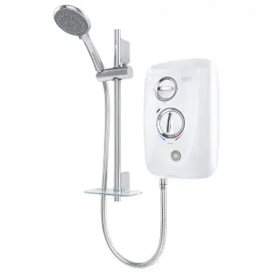 Triton T80 Easi-Fit+ White Thermostatic Electric Shower, 8.5kW