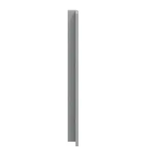 GoodHome Alpinia Matt Slate Grey Painted Wood Effect Shaker Matt slate grey wood effect Standard Corner post, (W)59mm