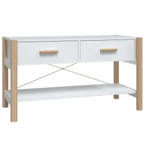 Berkfield TV Cabinet White 82x38x45 cm Engineered Wood