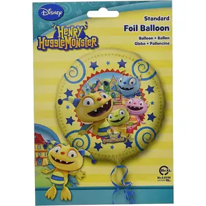 Henry Hugglemonster Foil Balloon Yellow/Multicoloured (One Size)