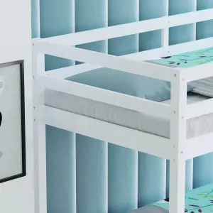 Vida Designs Sydney White Triple Sleeper Bunk Bed