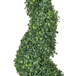 Artificial Plant BOXWOOD SPIRAL TREE Green