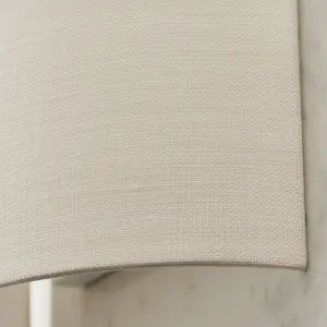 Anson Lighting Bottrel Wall light finished in Vintage white linen