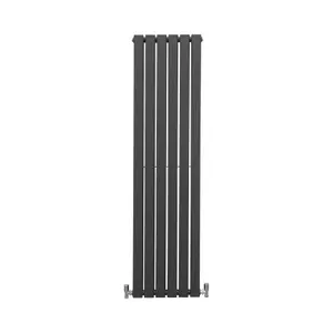 Designer Flat Panel Radiators Anthracite Grey 1600mm x 420mm