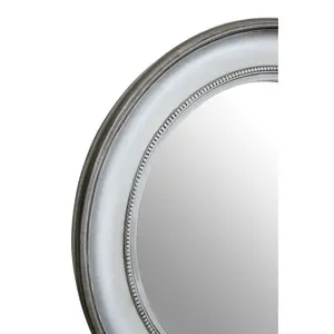 Interiors by Premier Mirrored Glass Round Wall Mirror