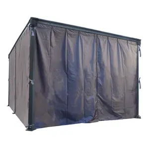 Palram 4/5K Grey Gazebo curtain, Pack of 4 (L)2170mm (W)4650mm