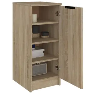 Shoe Cabinet Sonoma Oak 30x35x70 cm Engineered Wood