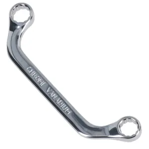 10mm + 11mm Half Moon Ring C Obstruction Spanner Wrench 12 Sided Bi-hex