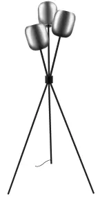 GoodHome Slough Tripod Matt Black LED Floor lamp