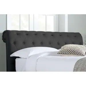 Birlea Castello King Side Ottoman Bed Charcoal