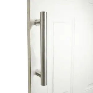 UAP Straight Door Pull Handle - External - 600mm - Hidden Fixings - 316 Grade Stainless Steel