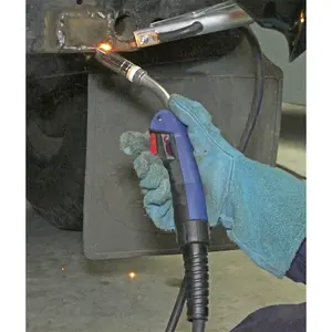 270A MIG Welder with Forced Air Cooling and Euro Torch for Precision Welding