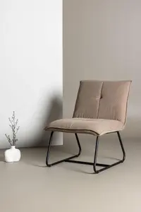 Madison Lounge Chair, Brown Relaxer Chair, Upholstery Chair