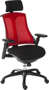 Rapport Mesh Executive Chair Red