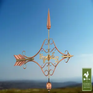 Espira 9642P Victorian Arrow Farmhouse Copper Weathervane