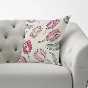 Tulips Flower Cushions 60cm x 60cm