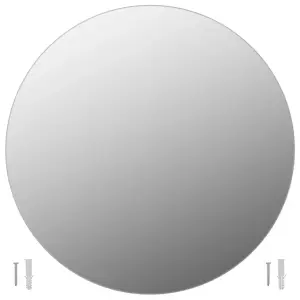 Berkfield Wall Mirror 70 cm Round Glass