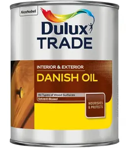 Dulux Trade Danish Oil - 1L - Nourishes & Protects all Types of Wood