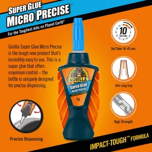 Gorilla Micro Precise Superglue 5g