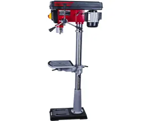 Lumberjack 20mm Floor Standing Professional Trade Drill Press 12 Speed Pillar Red