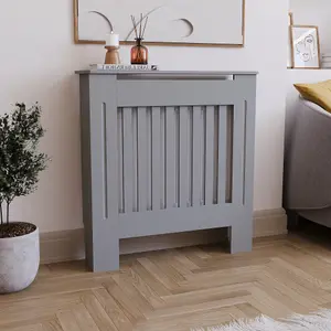 Vida Designs Chelsea Small Grey Radiator Cover