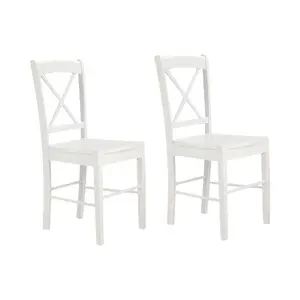 Mediouna Dining Chair (Set of 2) White