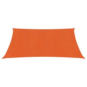 Berkfield Sunshade Sail 160 g/m2 Orange 2.5x3 m HDPE